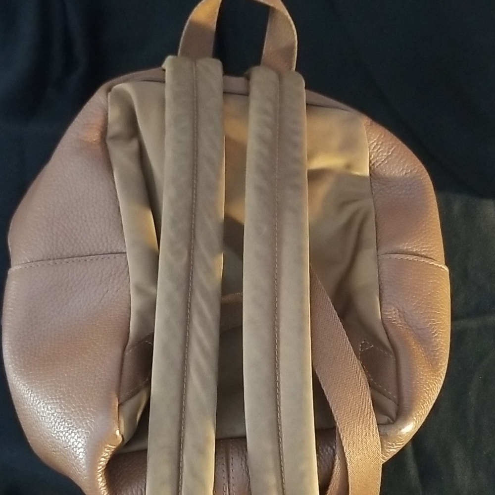 Coach Mini Charlie Brown Leather Backpack with Classic Silhouette - Picture 10 of 16